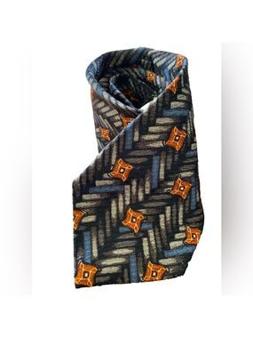 Men's OMAGGIO by Robert Talbott Tie, One Size, Black & Blue